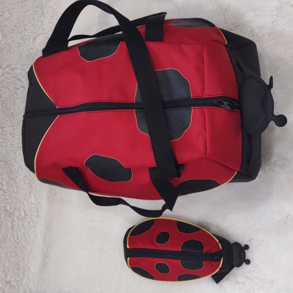 SAMMIES By SAMSONITE LADY BUG TRAVEL BAG With PENCIL CASE. - Picture 7 of 16
